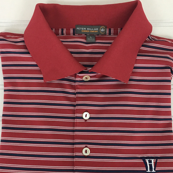 Peter Millar Shirts Summer Comfort Golf Polo Shirt L Poshmark